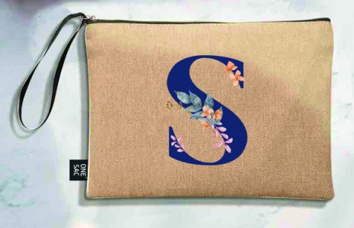 Tote bag letter s - wedding gifts